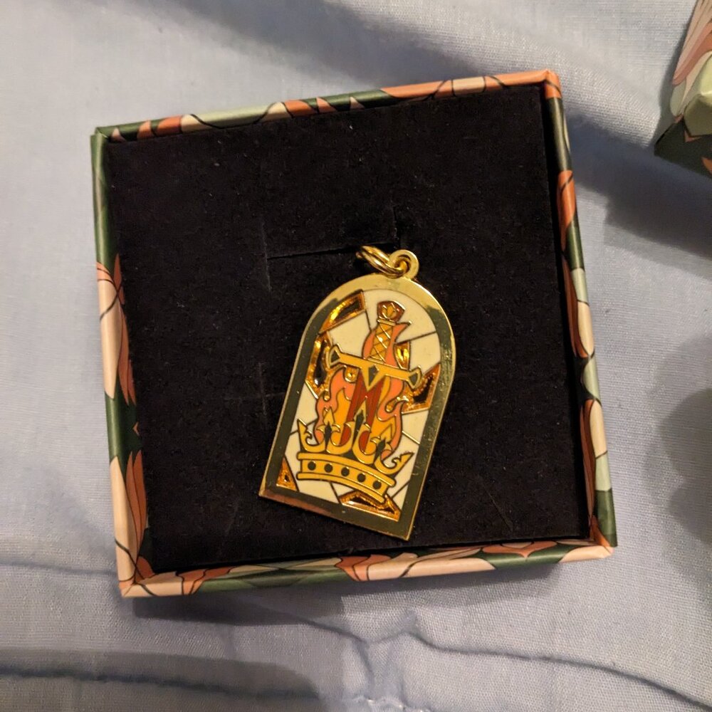 Powerless literary leadlight bookmark